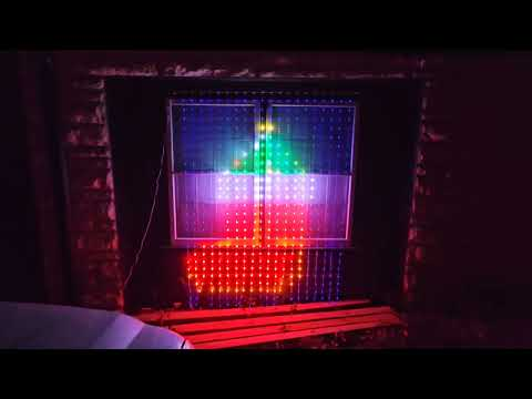 animated Christmas window lights: Govee Curtain Lights 2 shown during my hands-on review