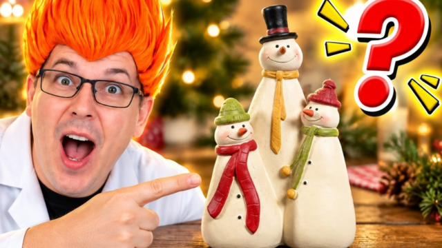 triple snowman decor: MeritMode Triple Snowman Resin Statue shown in my hands-on review
